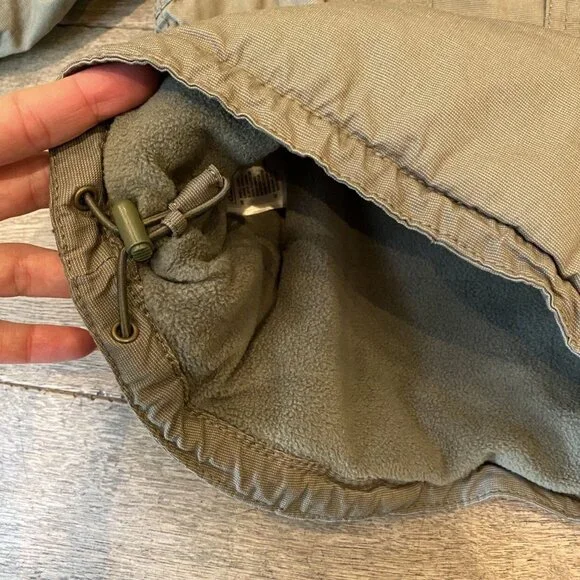 NEW Olive Green Fleece Removable Hoodie Yeezy Sweatshirt Jacket